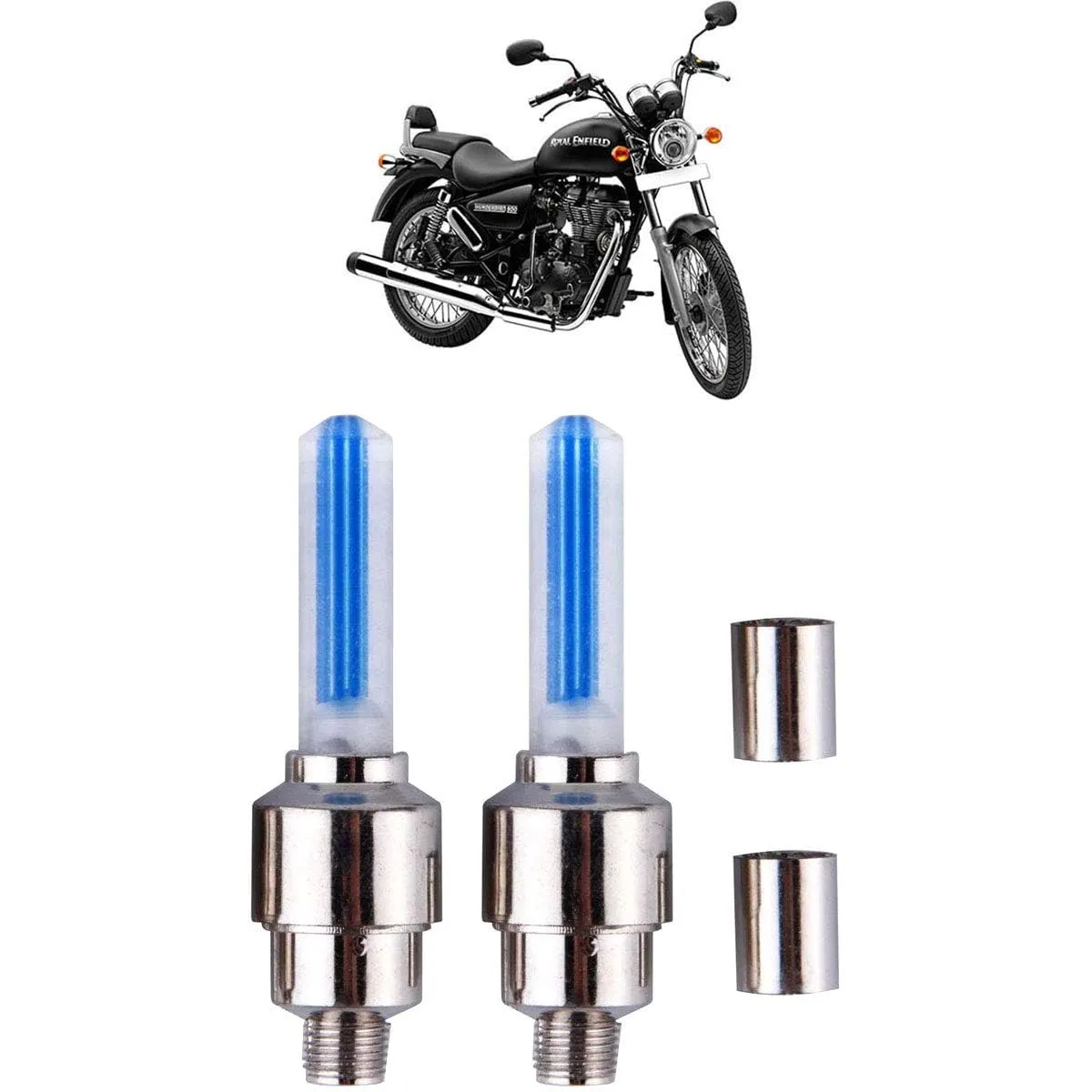 Car Bike or Bicycle Tyre LED Light with Motion Sensor Tyre Light Fancy Light Tail Light 2 pcs 1