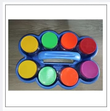 Image of Kitchen Spice kuta 8 Piece set, Plastic Spice 8 Piece Box Set