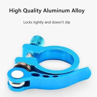 Aluminum Alloy Mountain Bike Seatpost Clamp Quick Release Cycling Seat Tube Clip Bicycle Accessories 6