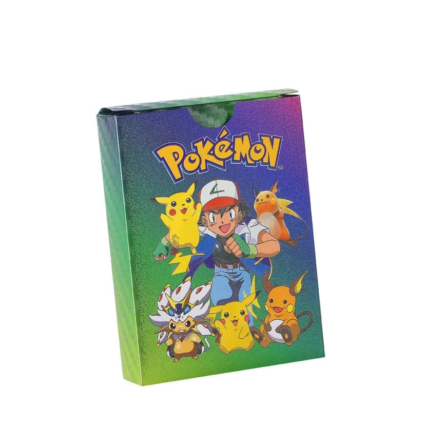 Image of 55 Pcs Pokemon Rainbow Cards Rainbow Foil Set English Version