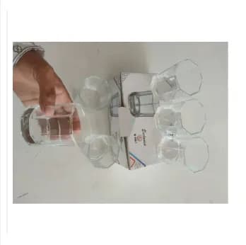 Image of Clear Coke Glass/ Drinks Glass Set of 06 Pieces -N 146T
