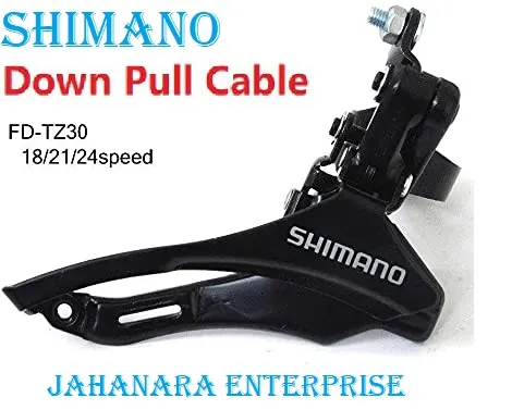 Shimano Front Derailleur Up Lower Pull Wire 31 8mm Mounting Ring TZ30 6 7 8 Speed Bicycle Accessories Bike 1