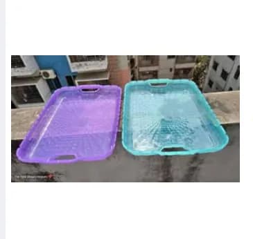 Image of 14"inc Multicolor Served tray (1 pis)