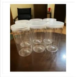 Premium Plastic Jar For Masala Storage 1000Ml |6Pcs| Keep Your Spices Fresh And Organized With These Premium Plastic Jars - Perfect For Masala Storage Thumbnail 2
