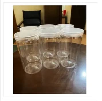 Image of Premium Plastic Jar For Masala Storage 1000Ml |6Pcs| Keep Your Spices Fresh And Organized With These Premium Plastic Jars - Perfect For Masala Storage