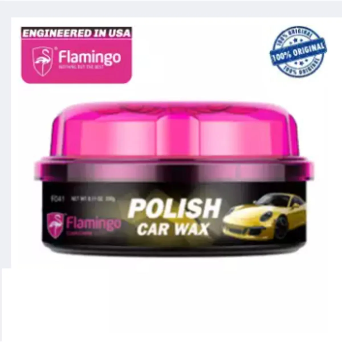 Flamingo Polish Wax for Longest lasting High gloss Shine of for Motorbike Car thumbnail 2