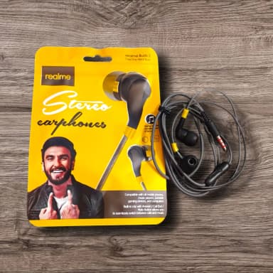 2 Pcs Realme Stereo Earphone Buy 1 Get 1 Combo offer