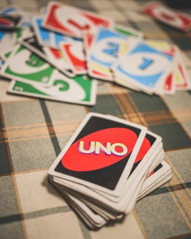 Mini Uno Classic Card Game 54pcs Multicolor Family Game