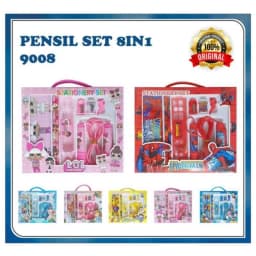 Stationary Set With Pencil Box And Jumping Rope For Kids - School Set For Children Boys Girls 9008 Thumbnail 6