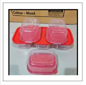 Image of food jar box 750ml (6pcs)