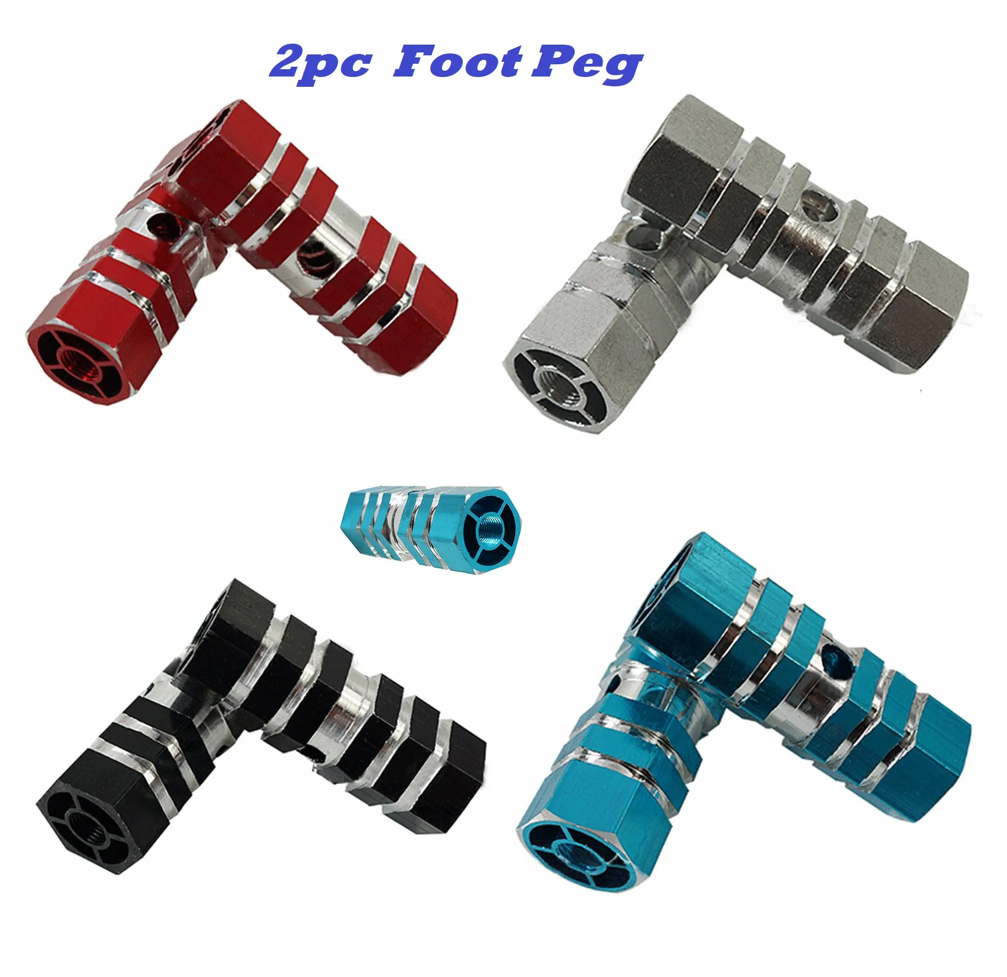Bicycle Foot Stand Aluminium Pegs BMX Peg 2 pcs Durable aluminium construction for long lasting performance thumbnail 1
