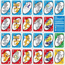 Anime UNO Games TOM AND JERRY Card Game Cartoon Family Funny Entertainment Board Game Poker Cards Thumbnail 6