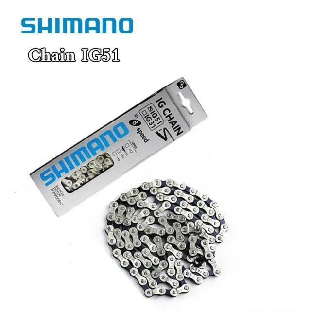 Bicycle Bike Chain Shimano Ig Chain Ig 51 Ig51 For 7 8 Speed Product Of Japan 1