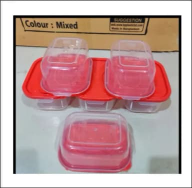 food jar box 750ml 6pcs