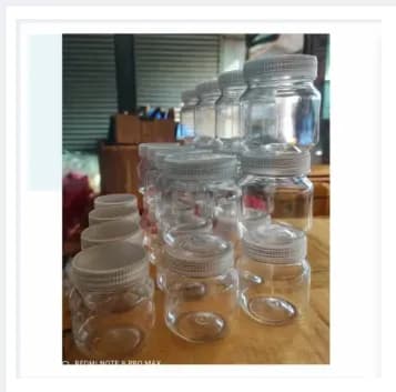 Image of Masala Plastic Jar 120Ml Plastic Jars, Perfect For Keeping Your Kitchen Organized. 24pcs