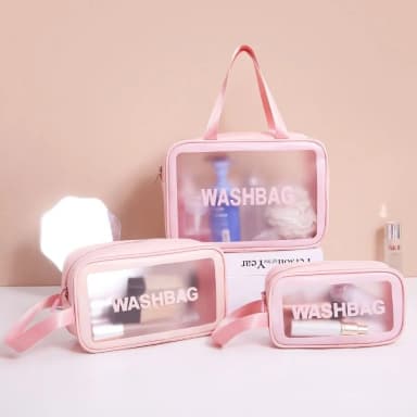 Transparent Cosmetic Bag Women Travel Makeup Case Waterproof Cosmetic Bag Women's Makeup Wash Bag from China