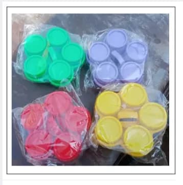 Image of Kitchen Spice kuta / Chilli cary 5 Piece set, Plastic Spice 5 Piece Box Set