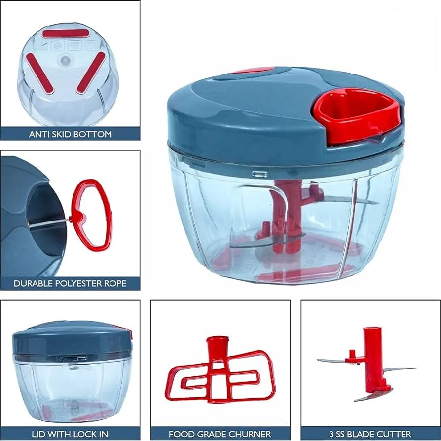 Anjani 2 in 1 Vegetable Cutter Vegetable Chopper 7