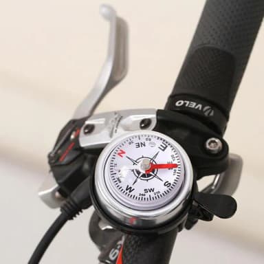 Compass Bicycle Bell Mountain Bike Aluminum Alloy Compass Bell Horn Car Bell For Bicycle Accessories 1pc