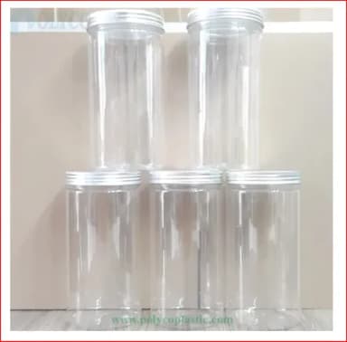 Premium Plastic Jar For Masala Stroage 1000ml 6pcs
