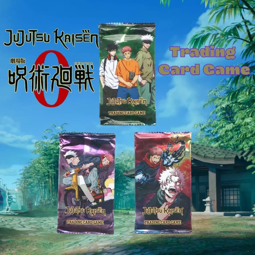 Image of Jujutsu Kaisen Anime TCG Card Game English Version Rare Collectibles Kids Gift Toy Holo Lamination - JJK Cards