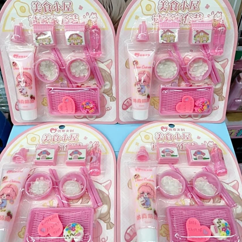 Image of Artificial Cream Kids Cake Dessert Making Cake Model Handmade DIY Suit Casual Entertainment Small Toys Clay & Dough Girls Toy