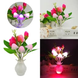 LED Automatic Sensor Mushroom Lamp Avatar led Auto Colour Changing mushroom light New Style LED Dream Mushroom Light Table Lamp Thumbnail 5