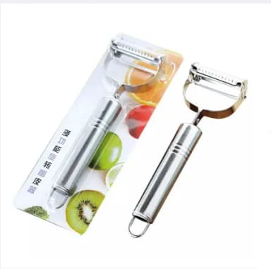 Stainless Steel Double Side Multi functional Vegetable Peeler Cutter Kitchen Tool