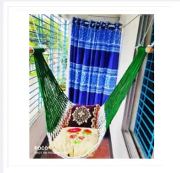 Hand Made Dulna Adult Rope Bed Hanging Dulna Use For All People Large Swing Rope Bed Rattan Dulna Dolna