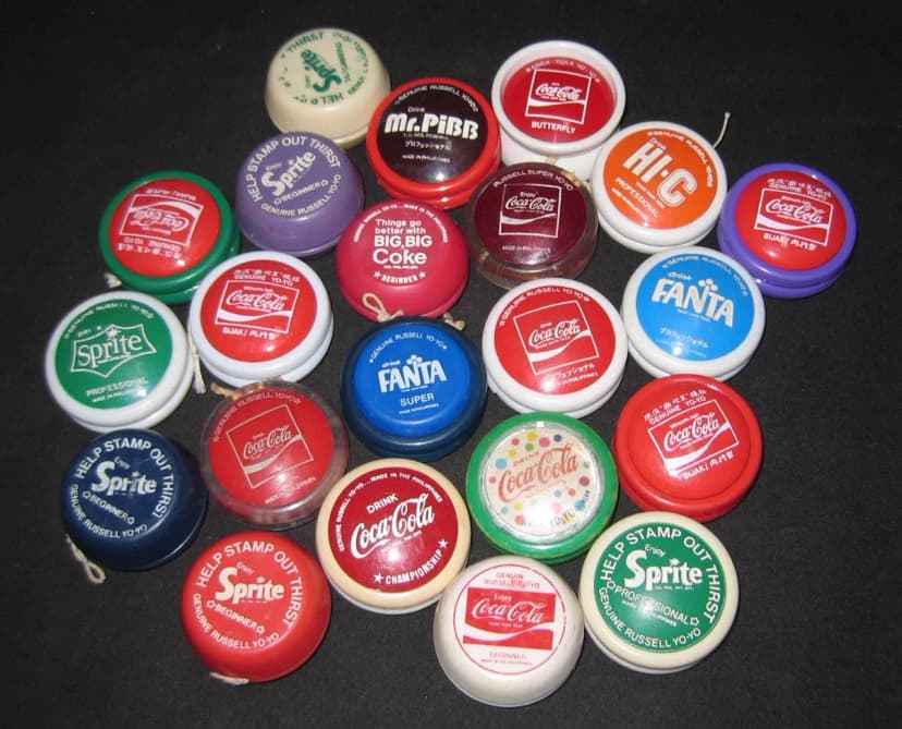 Image of Super Yoyo Collection Coca Cola Pepsi Fanta Sprite 7up