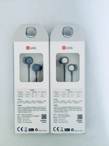 UiiSii HM9 Dynamic Heavy Bass Music Metal In ear with Mic Earphone 100 Original with QR Code