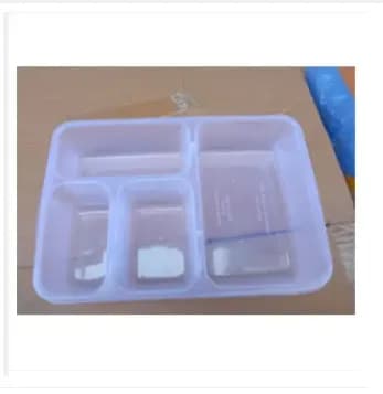 4 Container Plastic Multicolor Tiffin Lunch Box