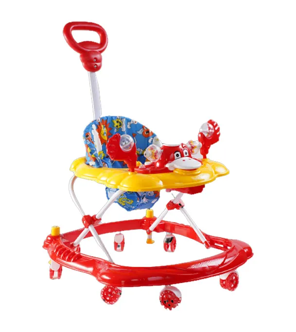 Baby Walker With Music Puzzle Toys Smart Walker Red Basic thumbnail 1