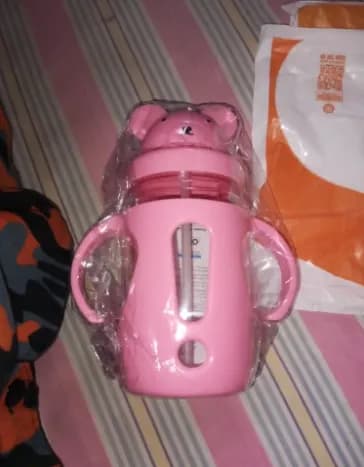 Image of Baby Water Bottle - Food Grade Plastic, Mum Pot, Kids Water Bottle Double Handle