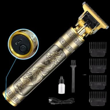 Vintage T9 Rechargeable Hair Clipper and Beard Trimmer for Men