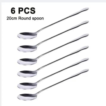 Image of Steel Long Pickle Spoon 6 PIECES