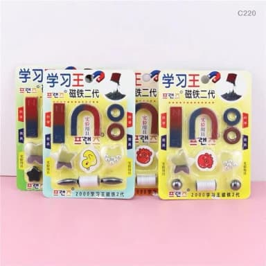 Special Educational Learning Magnets Set - Teaching Material Science Experiment Magnet Kit For Students - Funny Wisdom Toy Entertaining Gift Kit For Kids
