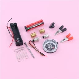 Science Experiment Project Kit for School Kids with Compass, Electric Circuit, Lights Thumbnail 6