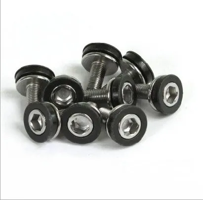 Bicycle Crank in the shaft screw fixing nut universal dead flying pedal screw NutBolt Bicycle Accessories 2 pcs thumbnail 1