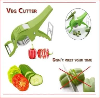 Chusuko 2 in 1 Vegetable Cutter with Peeler Slicer