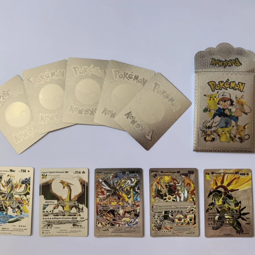 Image of 55 Pcs Pokemon Silver Cards Silver Foil Set English Version