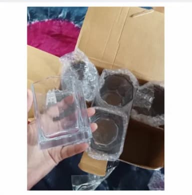 Clear Coke Glass Drinks Glass Set of 06 Pieces N 146T