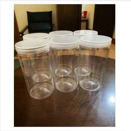 Image of Premium Plastic Jar For Masala Storage 1000Ml 6Pcs Keep Your Spices Fresh And Organized With These Premium Plastic Jars Perfect For Masala Storage