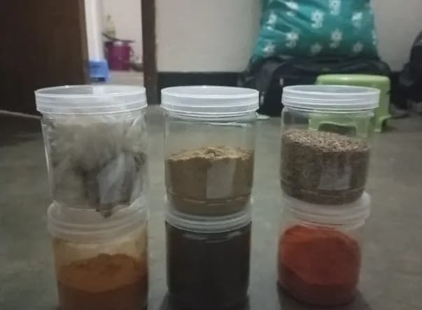 Image of Premium Plastic Jar For Masala Storage 500 Ml Capacity Set Of 6 Pieces Keep Your Spices Fresh And Easily Accessible With This Convenient Set
