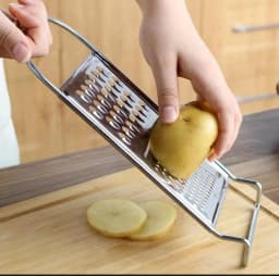 Razon 3 in 1 Stainless Steel Grater Grate Slice and Shred with Ease Thumbnail 2