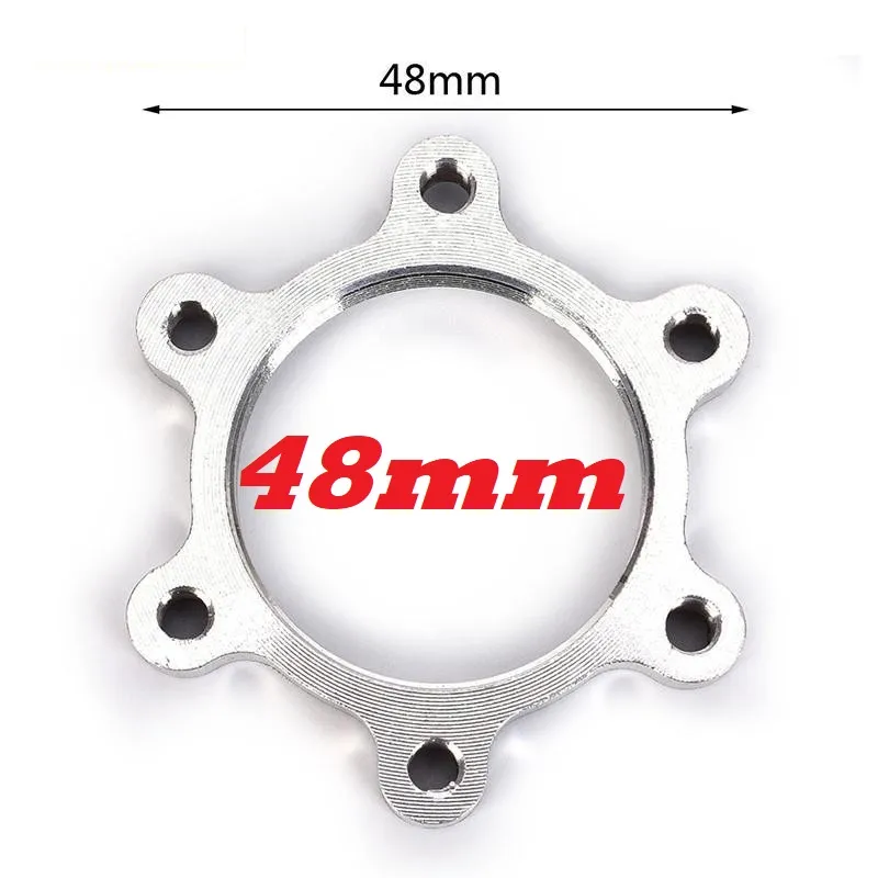 44 48mm Disc Brake Rotor Center Lock 6 Bolt Rotor Adapter Aluminium MTB Road Bicycle Disc Brake Rotor Convert Adapters 1