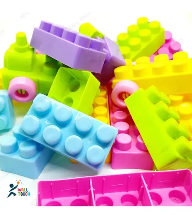 Image of Play and Learn Building Blocks For Kids 53 Pcs