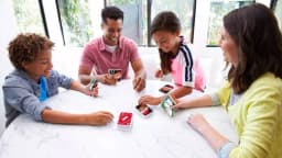 Labubu Uno Kids Card Family card 112 cards Friend gathering playing card games Collectibles Cards tabletop games Labubu is a plush toy and art toy character created by Hong Kong-born artist Kasing Lung. Thumbnail 5