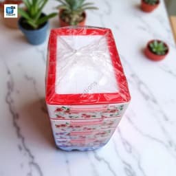 4 Step Mini Plastic Wardrobe Multipurpose Storage Cabinet for Home Office Premium Quality Thumbnail 2