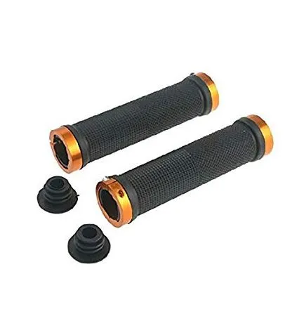 1 Pair Handlebar Grips Bicycle Road Mountain Bike Handle Double Lock on Aluminium Alloy Bike Handlebar Hand Cover thumbnail 3